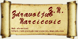 Zdravoljub Marčićević vizit kartica
